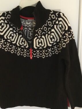 T by Talbots pullover half zip turtle neck sweater (M)